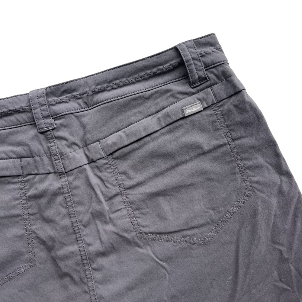 Eddie Bauer Womens 8 Gray Casual Outdoor Adventurer 2.0 Skort Sporty St 21751070